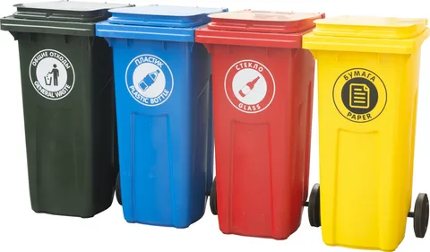 Маркировка контейнеров для мусора